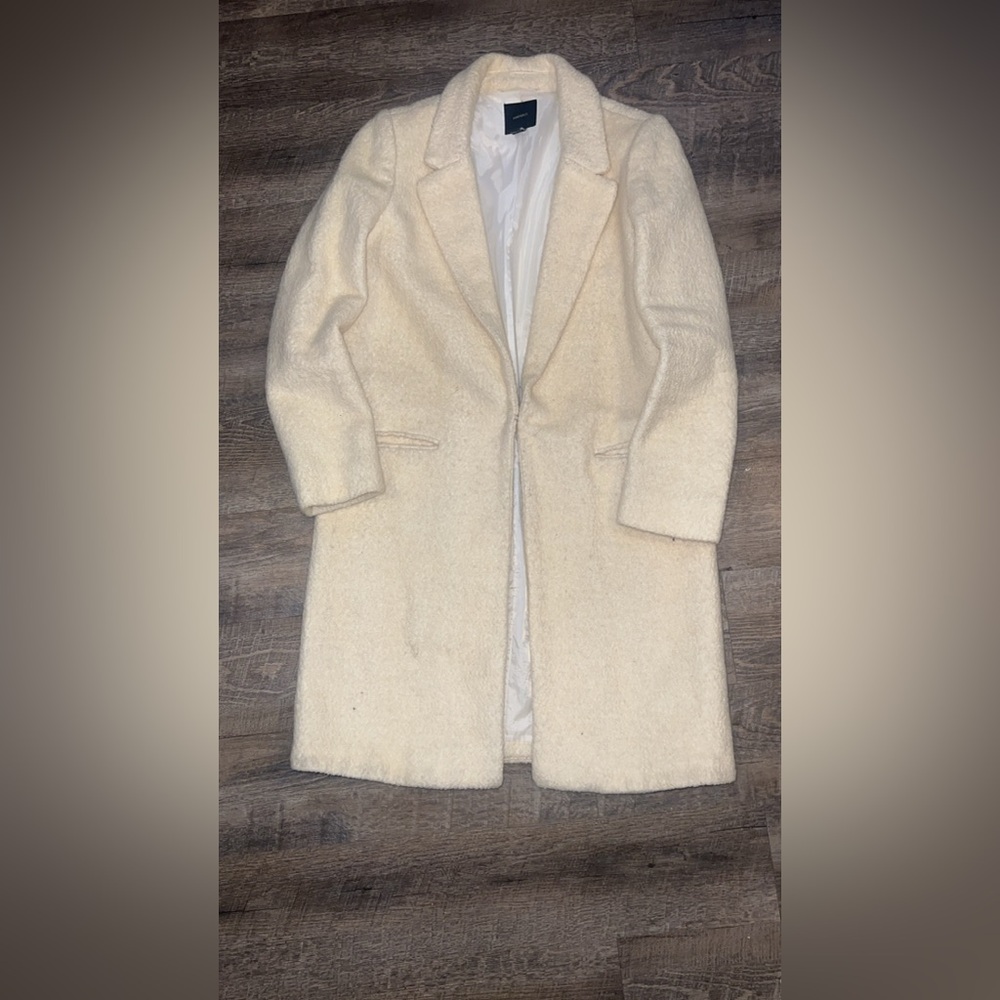 Forever 21 Cream Teddy Jacket